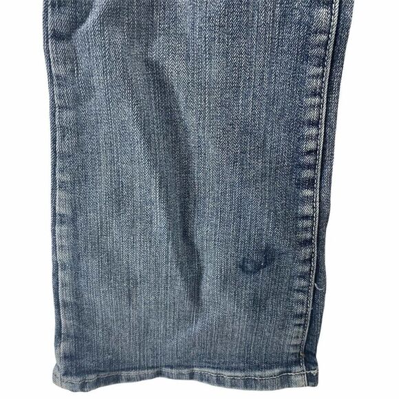 Grace In LA Rhinestone Bootcut Blue Jeans Size 7 - Picture 6 of 7